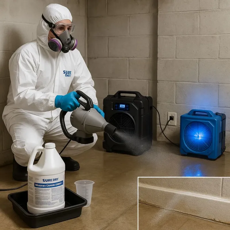 Sanitization and Odor Removal process in Pinebluff, NC