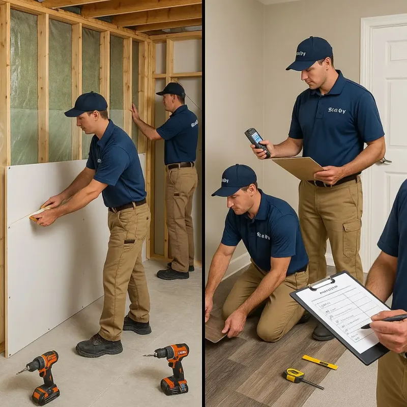 Repairs and Reconstruction process in Pinebluff, NC
